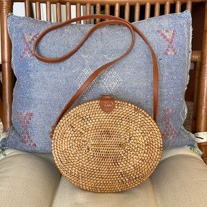 Handmade Rattan Crossbody Purse